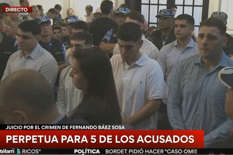 Veredicto del caso que consternó a Argentina Fernando Báez Sosa