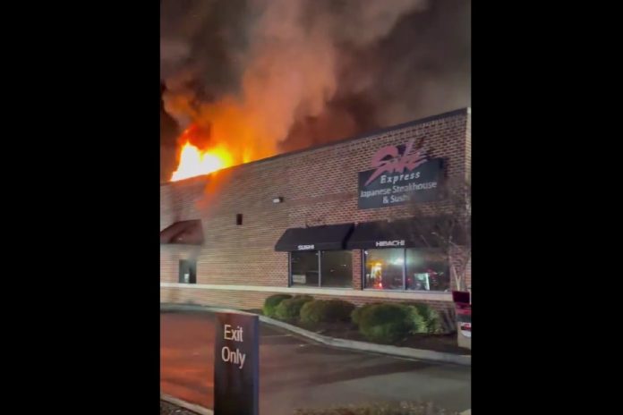 Incendio consumió restaurante japonés en Gastonia
