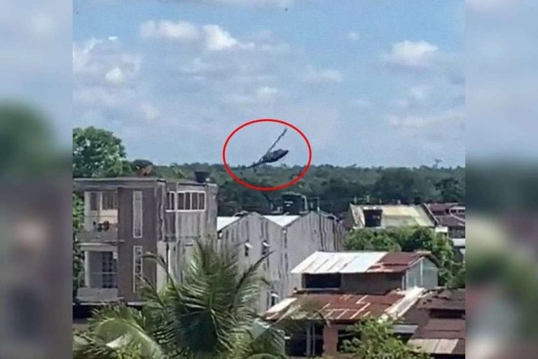 Un helicóptero se cayó dejando 4 militares muertos