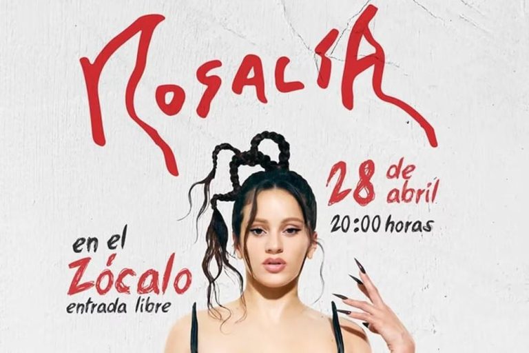 Rosalía se presentará gratis el 28 de abril