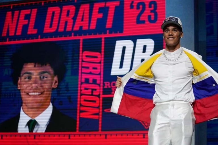 Colombiano resaltó en el Draft 2023 de la NFL