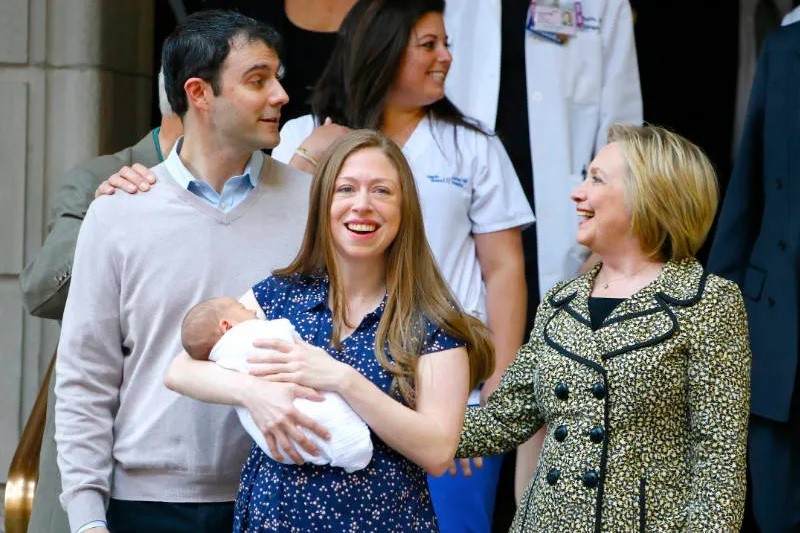 Hillary Clinton y su hija Chelsea