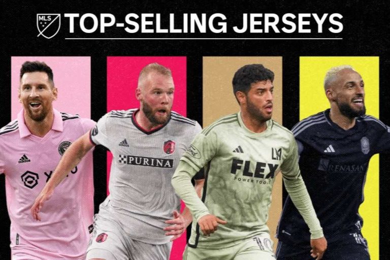Lista de camisetas de hispanos más vendidas de la MLS