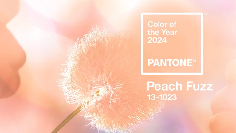 “Peach Fuzz” es el color del 2024