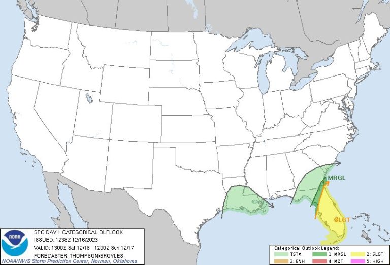 Tormenta afectará a Florida y las costas de EE.UU.