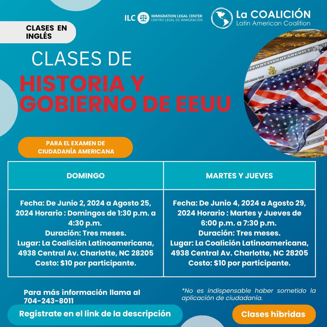 Ciudadanía en Charlotte Clases de preparación