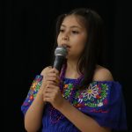 Interpretación de la niña Luisa Paiz de Guatemala