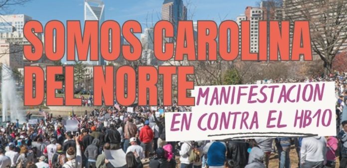 Movilización CMN contra HB10 en defensa de inmigrantes