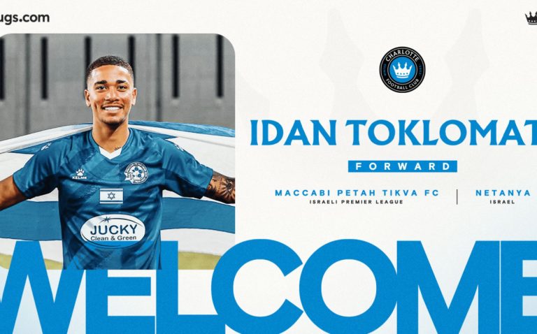 El delantero Idan Toklomati llega a Charlotte FC