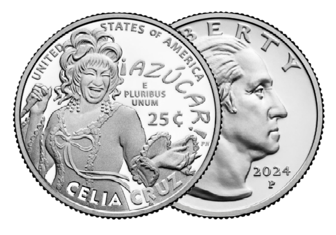 Celia Cruz hace historia en EE.UU. con una nueva moneda