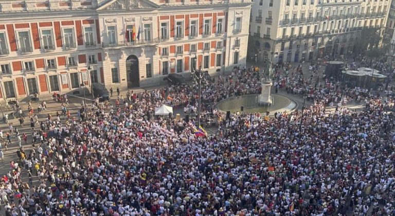 Venezolanos en el mundo exigen los verdaderos resultados