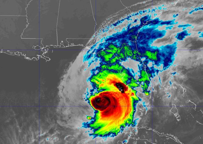 Hucarán Milton con vientos de 155 mph llegará a Florida