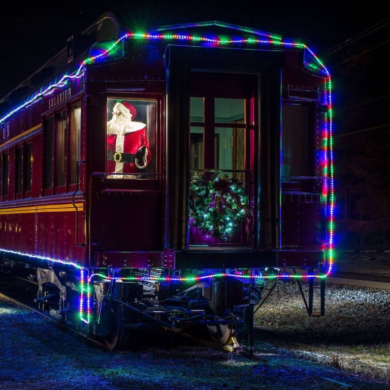 4 trenes navideños en NC