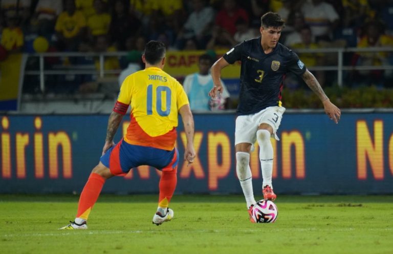 Ecuador derrota a Colombia en las eliminatorias para el Mundial