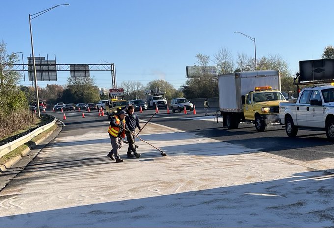 La I-85 reabre después de un cierre de varias horas por accidentes