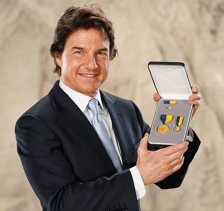 Tom Cruise recibió el máximo honor civil de la Marina de Guerra de EE.UU.