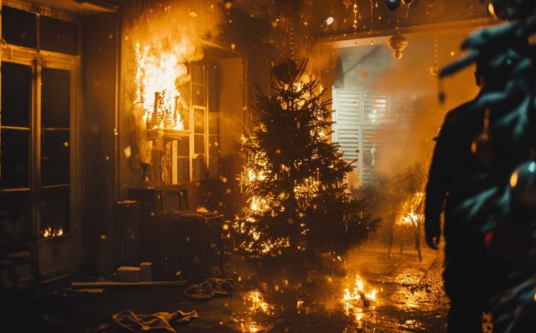 Campaña contra Incendios en el Hogar de la Cruz Roja,