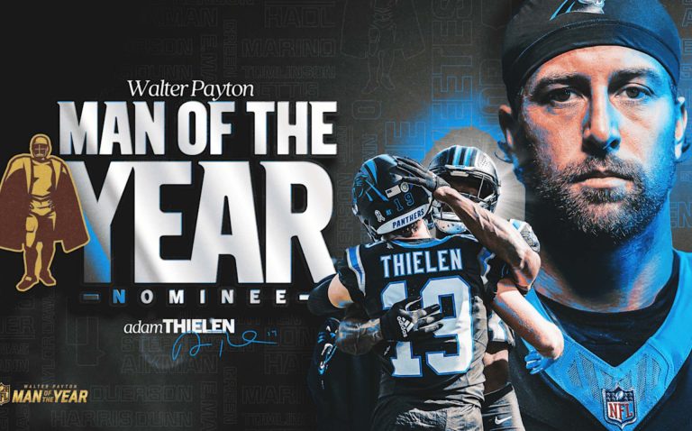 Adam Thielen nominado al premio Walter Payton al Hombre del Año de la NFL