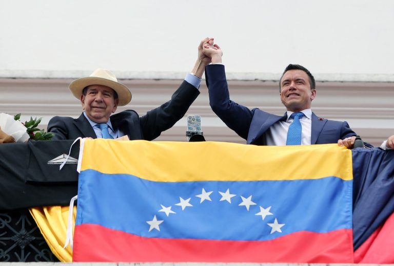 Presidente de Ecuador recibió al líder opositor Edmundo González