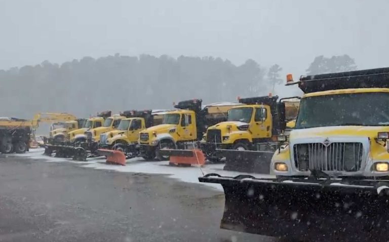 NCDOT extiende un llamado a limitar los viajes por clima invernal