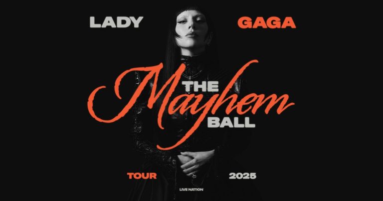 Lady Gaga anunció su gira de conciertos