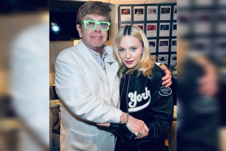 Madonna anunció que hizo las paces con Elton John