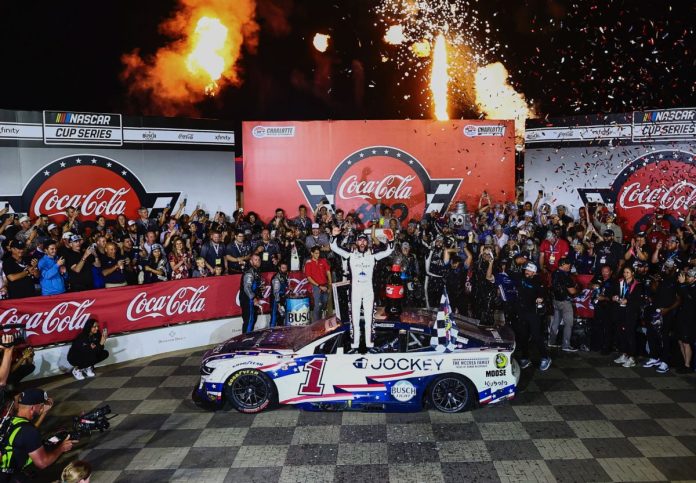 Ross Chastain sorprende y conquista la Coca-Cola 600 en una remontada histórica