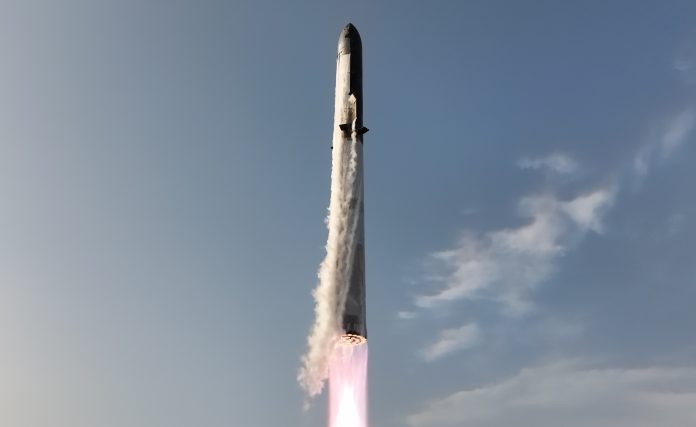SpaceX lanzó su cohete Starship, pero cae en el Océano Índico-min
