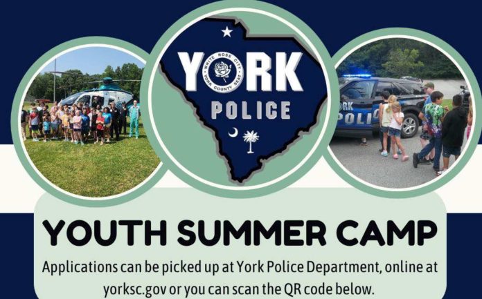 Así será el campamento juvenil del Departamento de Policía de York
