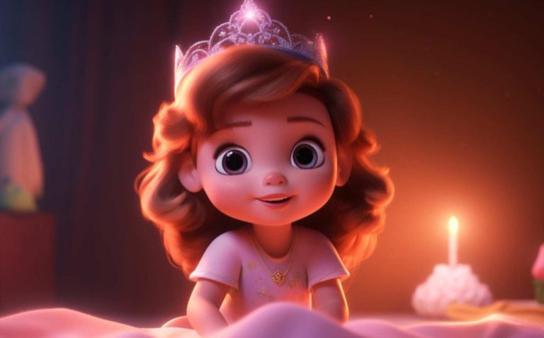 Charlotte se prepara para el 5.º Té Princesa del Día de la Madre