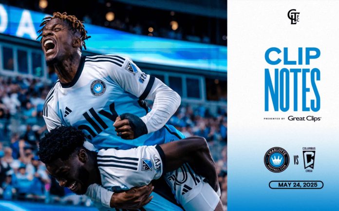 Charlotte FC le anotó tres goles a Columbus Crew en la victoria