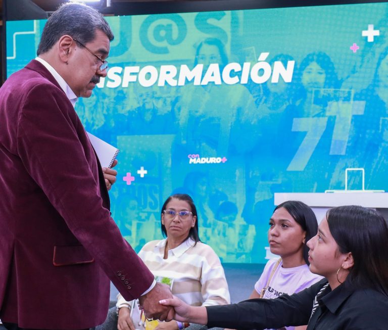 Nicolás Maduro denunció el secuestro de 18 niños por EE.UU.