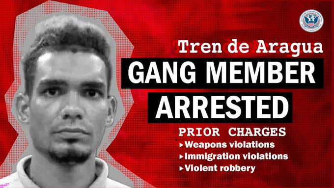 CBP arrestó a un presunto miembro del Tren de Aragua