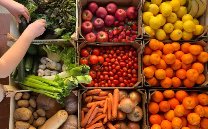 Verduras frescas para personas mayores