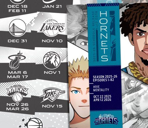 Los Charlotte Hornets anuncian el calendario de la temporada regular 2025-26