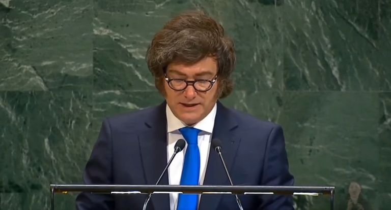 Milei exige reforma de la ONU y reclama las Malvinas