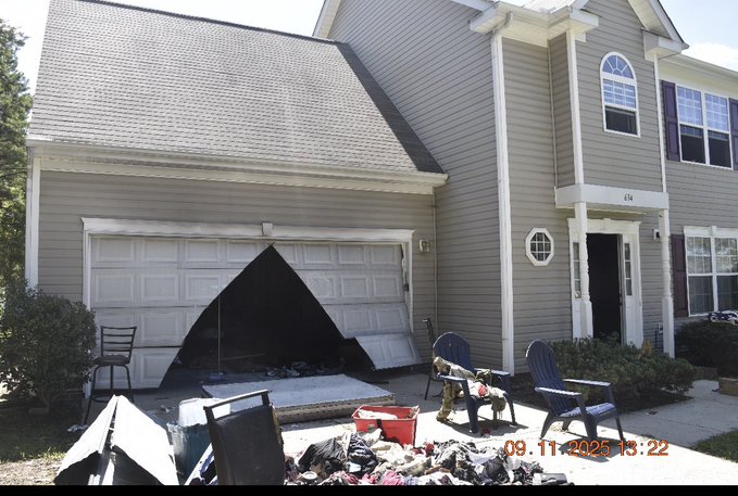 Una persona con heridas leves tras incendio intencional al noroeste de Charlotte