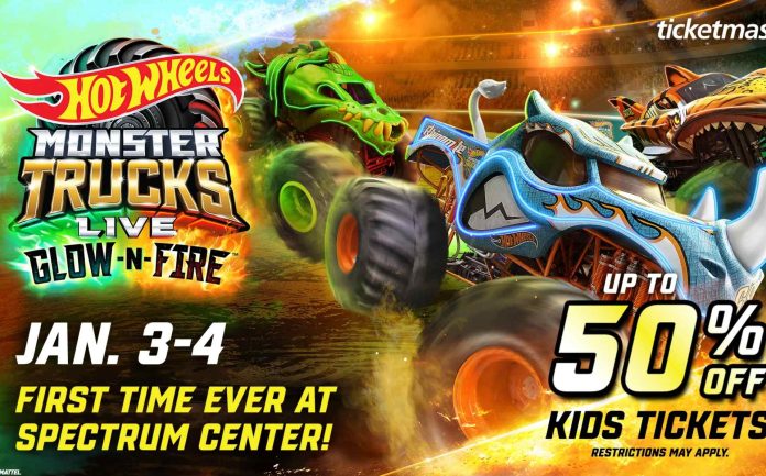 Camiones monstruo de Hot Wheels en vivo