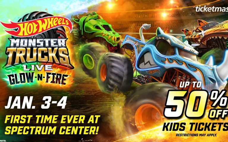 Camiones monstruo de Hot Wheels en vivo