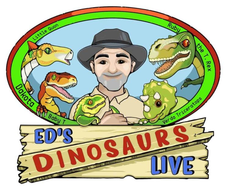 Los dinosaurios de Ed en vivo en ImaginOn el 6 de enero