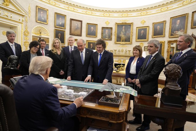Javier Milei se reunió con Donald Trump en la Casa Blanca