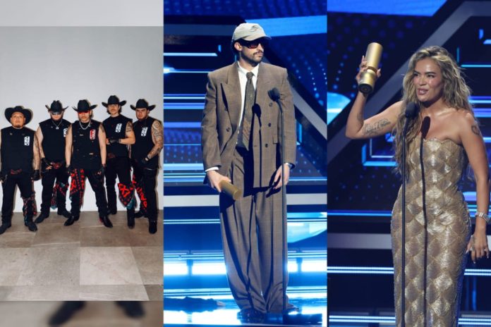 Bad Bunny, Karol G y Fuerza Regida triunfan en la edición 25 de los Premios Billboard