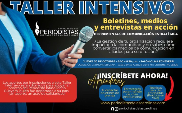 Comunicadores de NC se reúnen para fortalecer habilidades periodísticas y apoyar una causa solidaria