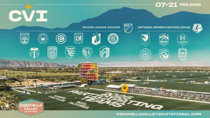 El Coachella Valley Invitational como el principal evento de fútbol en 2026