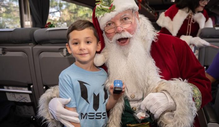 NC By Train: El tren de Santa Claus listo para rodar