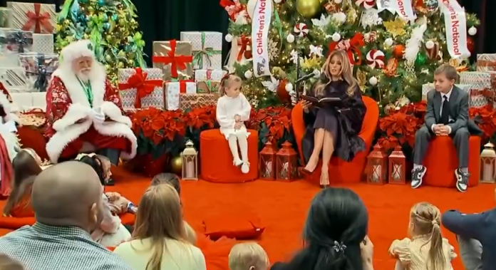 Primera Dama visita hospital nacional infantil por Navidad