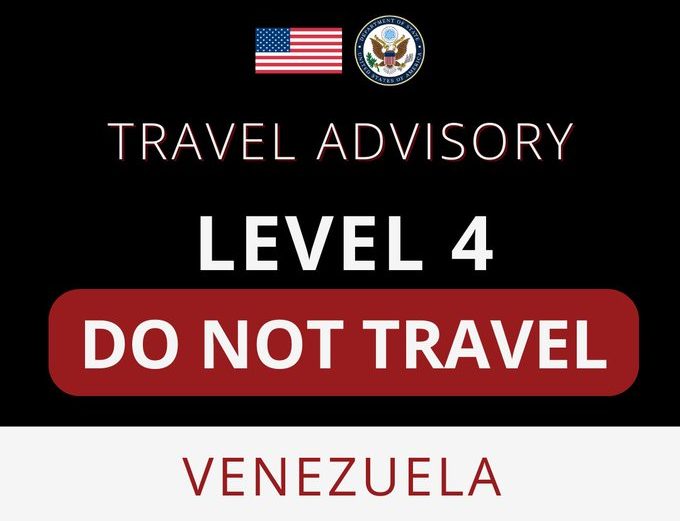 Departamento de Estado pide a sus ciudadanos salir inmediatamente de Venezuela