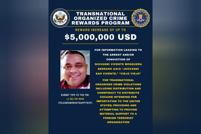 Aumentan la recompensa por el líder del Tren de Aragua