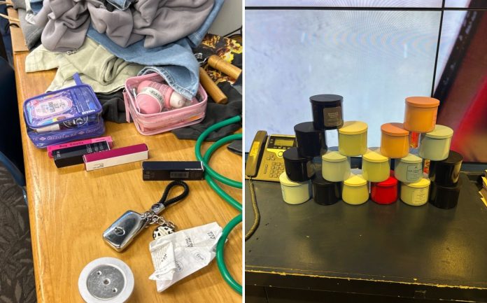 Arrestos y mercancía robada recuperada en SouthPark Mall