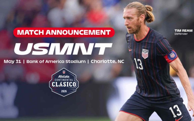 Charlotte será sede del amistoso de EE. UU. previo al Mundial 2026